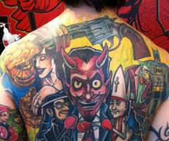 Tatuajes de dibujos animados
