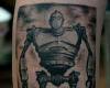 The Iron Giant black and grey
