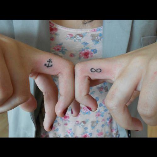 Simbolos de Ancla y de infinito