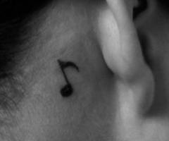 Nota musical tatuaje