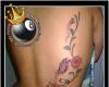 Tatuagem feminina nas costas