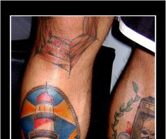 Tatuagem de farol old school