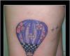 Um balão de ar quente tatuagem