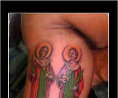 tatuagem cristãos realismo