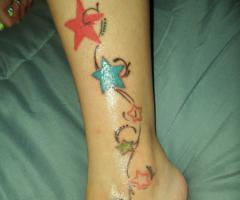 Stars tattoo design