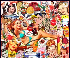 collage por art PIN UP