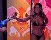 Dani Bolina só de biquíni no programa Pânico