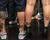 Bolina e Mateus exibem seus tatuagens