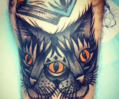 Cat tattoo