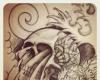 japanese style skull