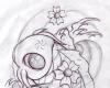 Koi Fish sketch and drawing