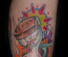 hourglass tattoo meaning