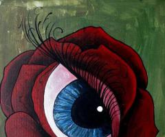 The eye of the rose