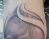 Drawing skull tattoo art