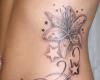 Lily and stars feminine art