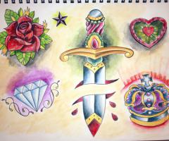 tattoo flash art books