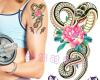 Snake and tribal tattoo sketches