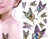 Borboleta esboços dos tatuagens