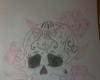 Illustration of mexican skull