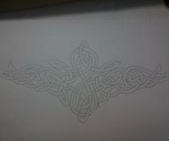 tribal music tattoo sketches