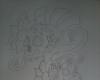 Mexican skull drawing picture