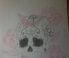 mexican skull tattoo sketches