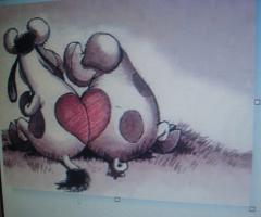 Cute cow love