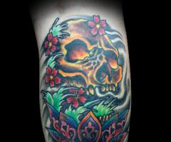 skull flower