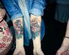 hearts on forearm