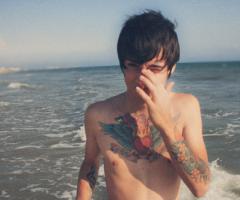 tattoo guy at sea