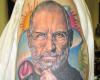 Steve Jobs portrait tattoo