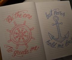 Be the one to guide me, but never hold me down