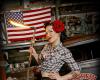 Pin Up american girl tattoo
