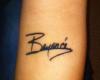 beyoncé autógrafo