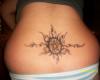 Tatuaje de sol tribal