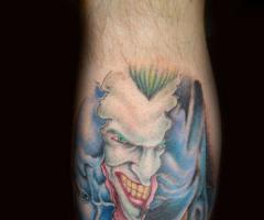 Batman vs Joker tattoo