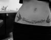 Sexy swallow lower belly tattoos