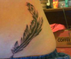 20 Adorable Feather Tattoos