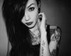 Rock girl tattoo