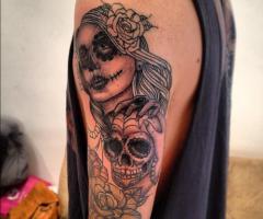 La catrina y calavera