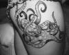 Pulpo blanco y negro