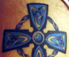 Celtic cross tattoos for men
