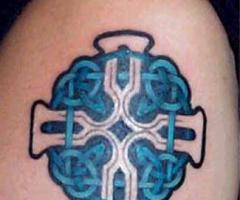 Cross celtic design
