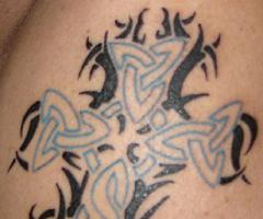 Cross irish tattoos