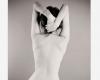 Accentuating her beautiful curves, a beautiful swallow bird tattoo