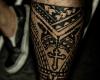 Tribal Cross piece embraced into a cool Polynesian art pattern