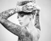 Black and white tattoo picture