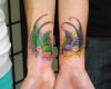 Cutest love symbol, swallows, testifying their cute love story