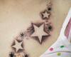 Some twinkles and stars placed close to heart