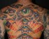 Badass back piece displaying concept, which is beyond comprehending